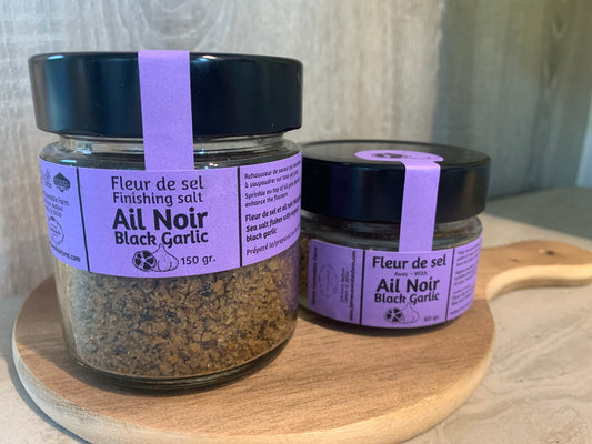 FLEUR DE SEL À L'AIL NOIR - POT