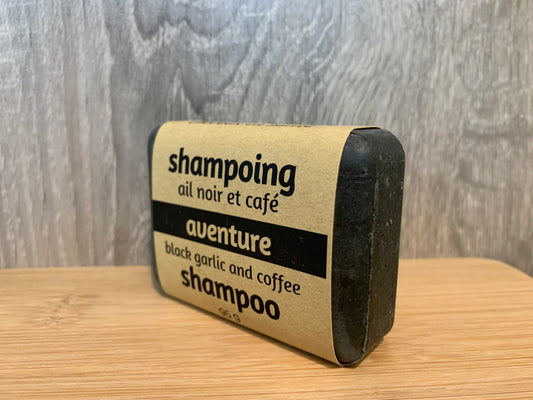 SHAMPOING EN BARRE À L'AIL NOIR