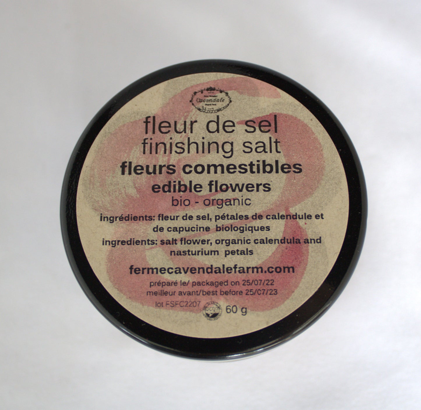 Finishing salt - edible flowers